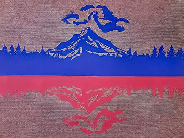 Waterside forest edge by Thea