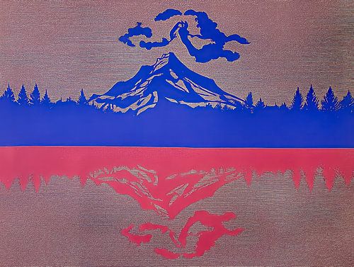 Waterside forest edge