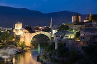 Stari most - De oude brug in Mostar van Dennis Eckert thumbnail