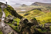 Landscape of Quiraing, Isle of Skye, Scotland
