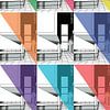 Alvaro Siza 6 - Driehoek collage van TAAIDesign