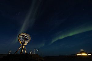 Die Nordlichter über dem Nordkap.