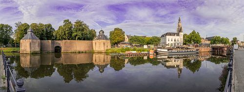 Panoramafoto Breda - Haven -Spanjaardsgat - Grote Kerk