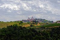Blik op San Gimignano 2 - Toscane - Italie