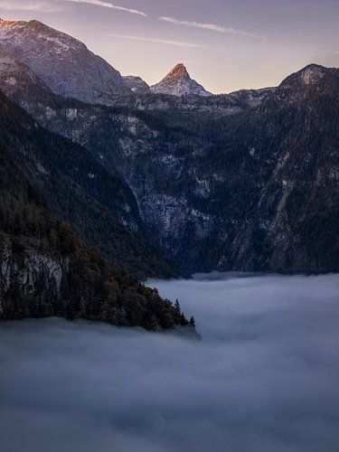 Koenigssee in the mist