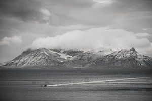 Bateau en mer, Spitsbergen