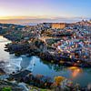 Vroege avond panorama Toledo, Spanje van Adelheid Smitt