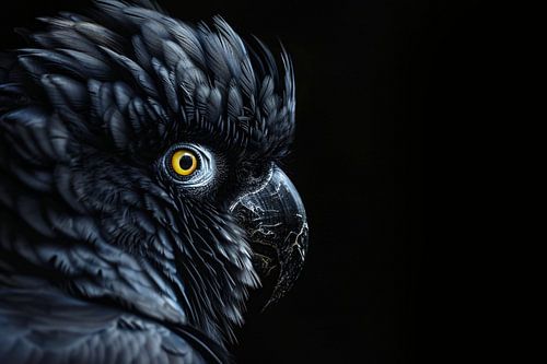 Kaketoe met Penetrerende Gele Ogen