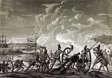 A. Lutz, Landing van de Britten op Walcheren, 1809 van Atelier Liesjes