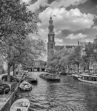 Rondvaart door de Prinsengracht Amsterdam van Peter Bartelings
