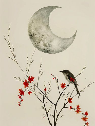 BIrd onder de maan