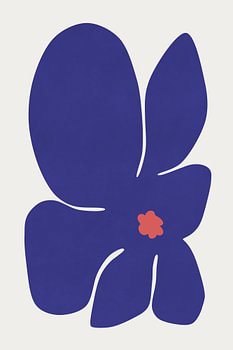 Blaue Lilie Blume