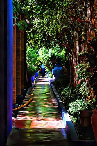 Dappled Shade Walkway Marrakech
