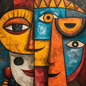 Abstrakte Gesichter von IamHome Studio