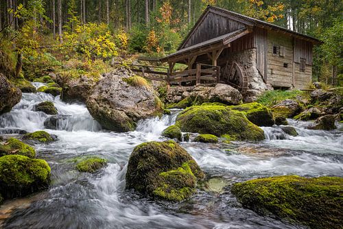 Gollinger waterfall (Salzburg) - water mill