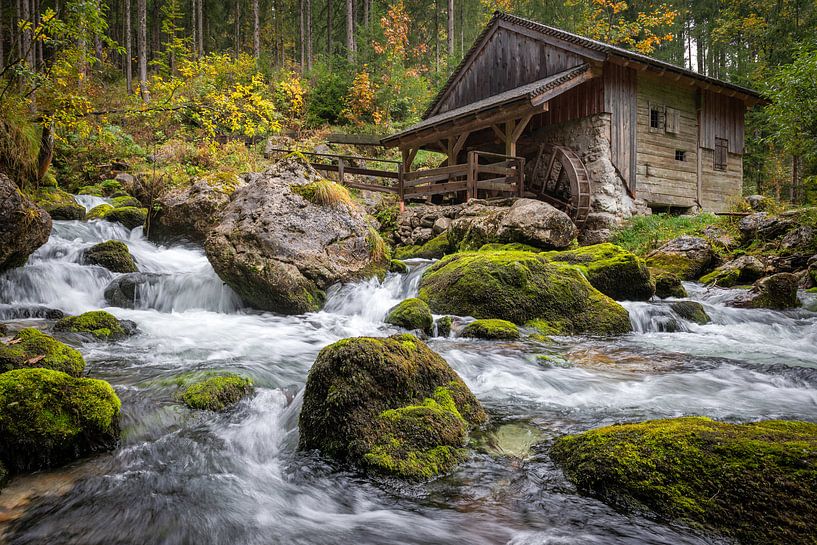 Cascade de Gollinger (Salzbourg) - moulin à eau par Michael Blankennagel