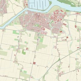 Karte von Oud-Beijerland