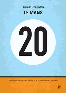 No038 My Le Mans minimal movie poster van Chungkong Art