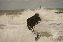 Breakwater at Westkapelle by Piet van Rijswijk
