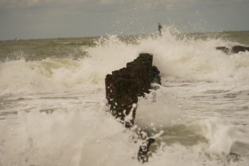 Breakwater at Westkapelle by Piet van Rijswijk