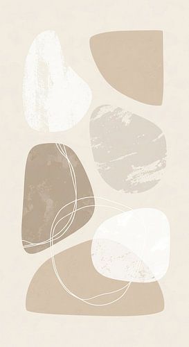 Zachte kiezelabstractie