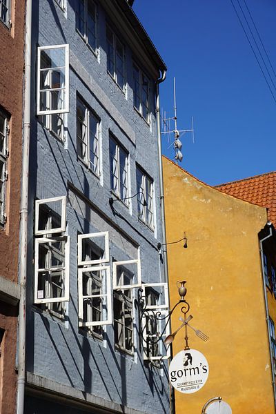 Gevel van Gorm's pizza in Kopenhagen van Folkert Jan Wijnstra