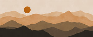Landschap in aquarel 7