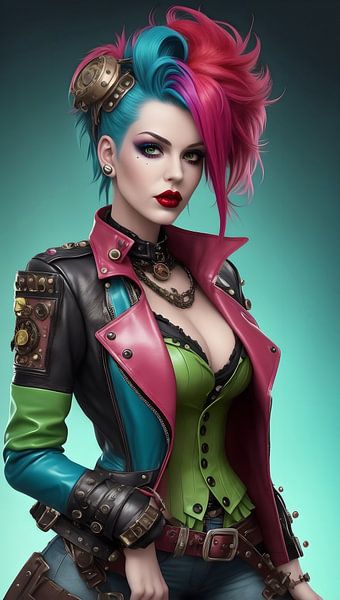 Steampunk Woman XVII von DeVerviersBelgium