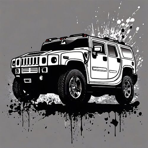 Hummer h2 splash art