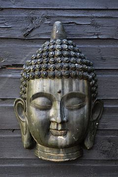 Wooden Boeddha van Beau Dorr