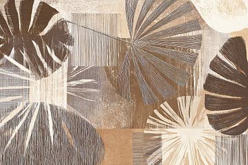 Blattdesign | Organische Formen und Texturen von ARTEO Gemälde