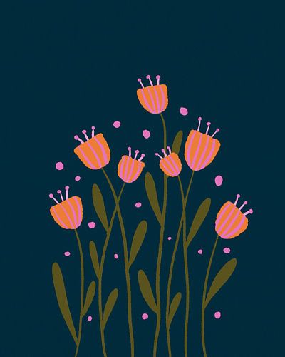 Whimsical flowers