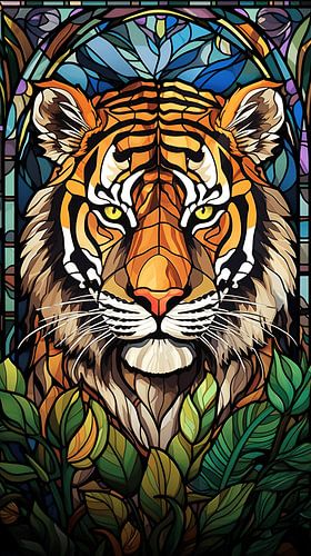 Lion (stained glass)