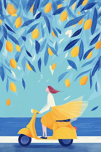 Vespa under Lemon Trees no. 2