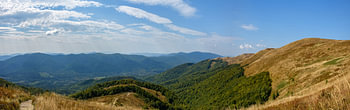 Herbstpanorama der Karpaten