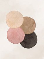 Minimalist abstract shapes - Neutral Beige & Pink Shades 06