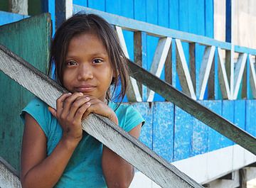 Kinderaugen im Amazonas  von Andrea Babilon