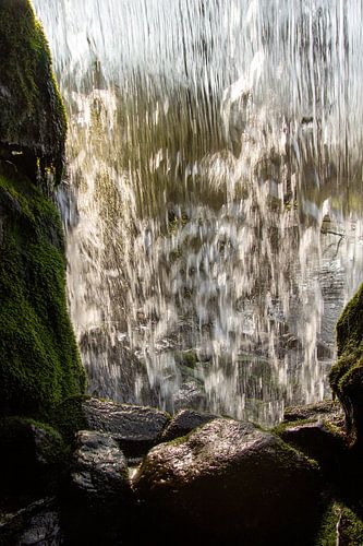 De waterval in Park Sonsbeek in Arnhem.