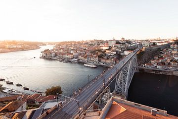 Zonsondergang in Porto van swc07