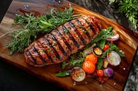 Grilled meat by Poster Art Shop thumbnail