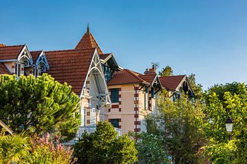 Villas dans le quartier d'hiver à Arcachon - France sur Werner Dieterich