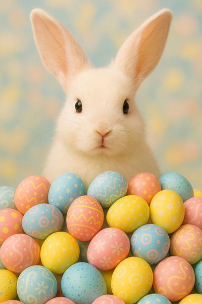 Happy Easter - The Sweet Easter Bunny by But First Framing