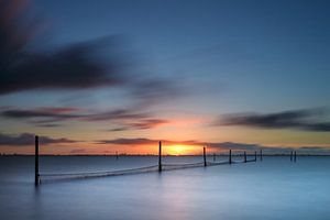 Fuiken in het Markermeer  van Menno Schaefer