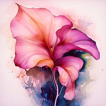 bloemig abstract van Virgil Quinn - Decorative Arts