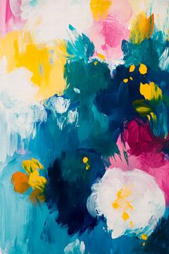 Bunte Aquarellblüten – Lebendig und Frisch von Poster Art Shop