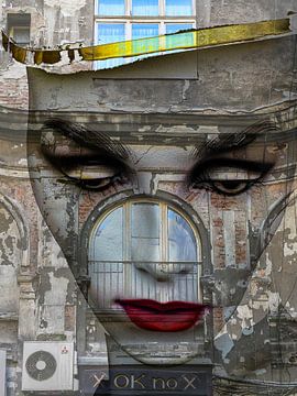 The face and the Lost Place von Gabi Hampe