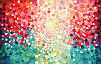 Lotte's kleurenspel, kleurrijk verloop in stippen van Color Square thumbnail