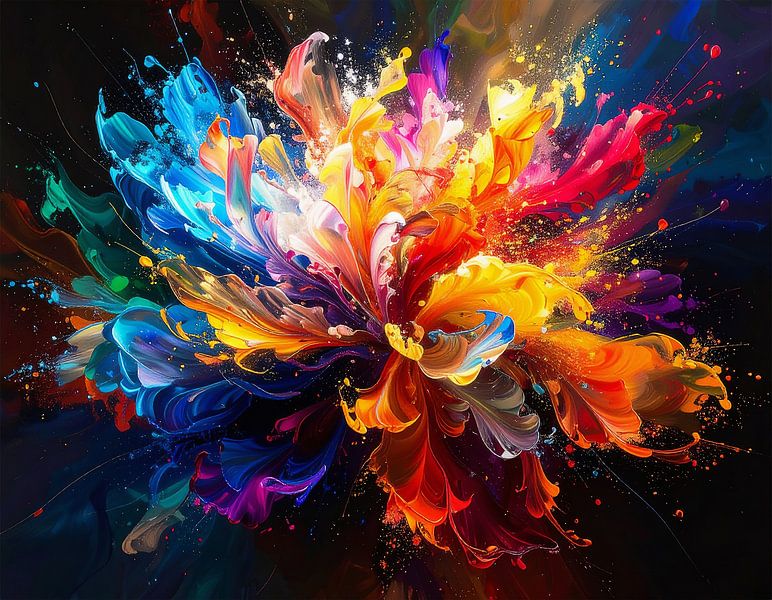 Farben in Kunstfarben von Mustafa Kurnaz