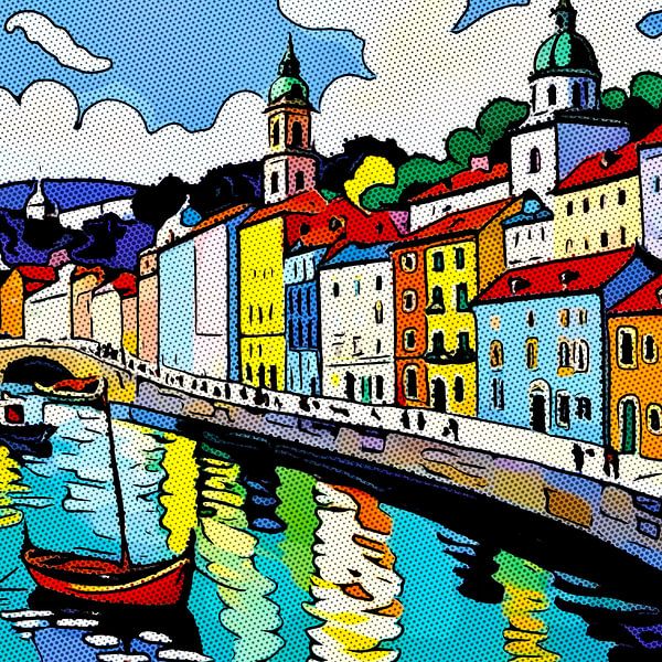 Travelling in Europe, motif 2 by zam art