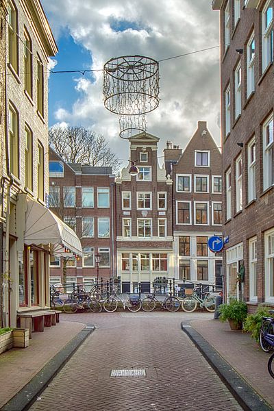 Looiersgracht Amsterdam van Peter Bartelings
